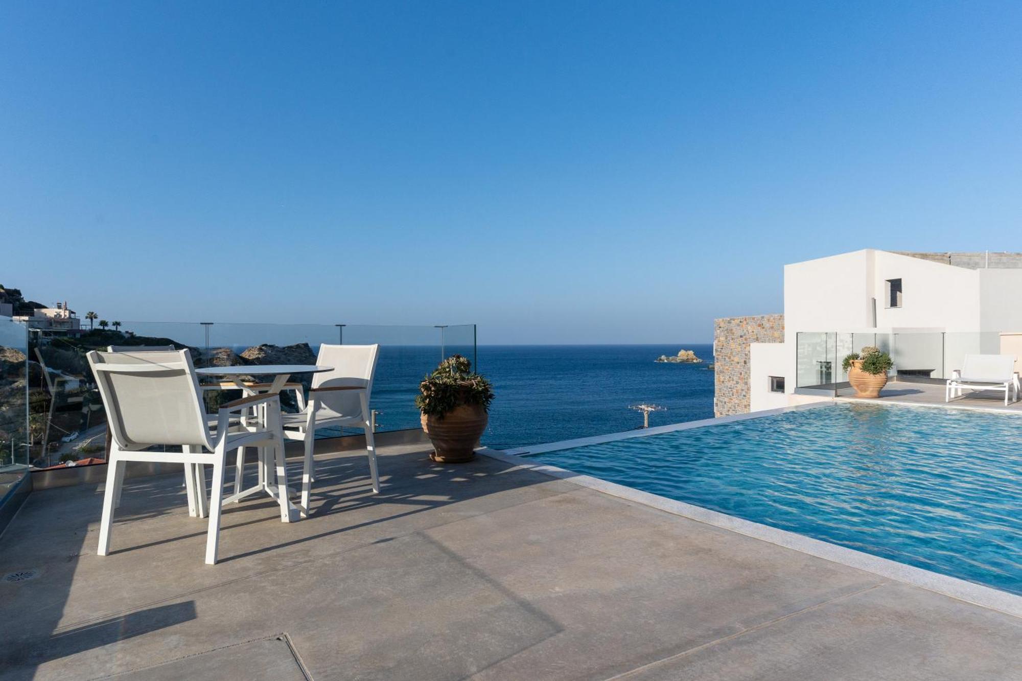 Amazing View Villa Aliki With Infinity Pool & Spa Ligaria  Exterior photo