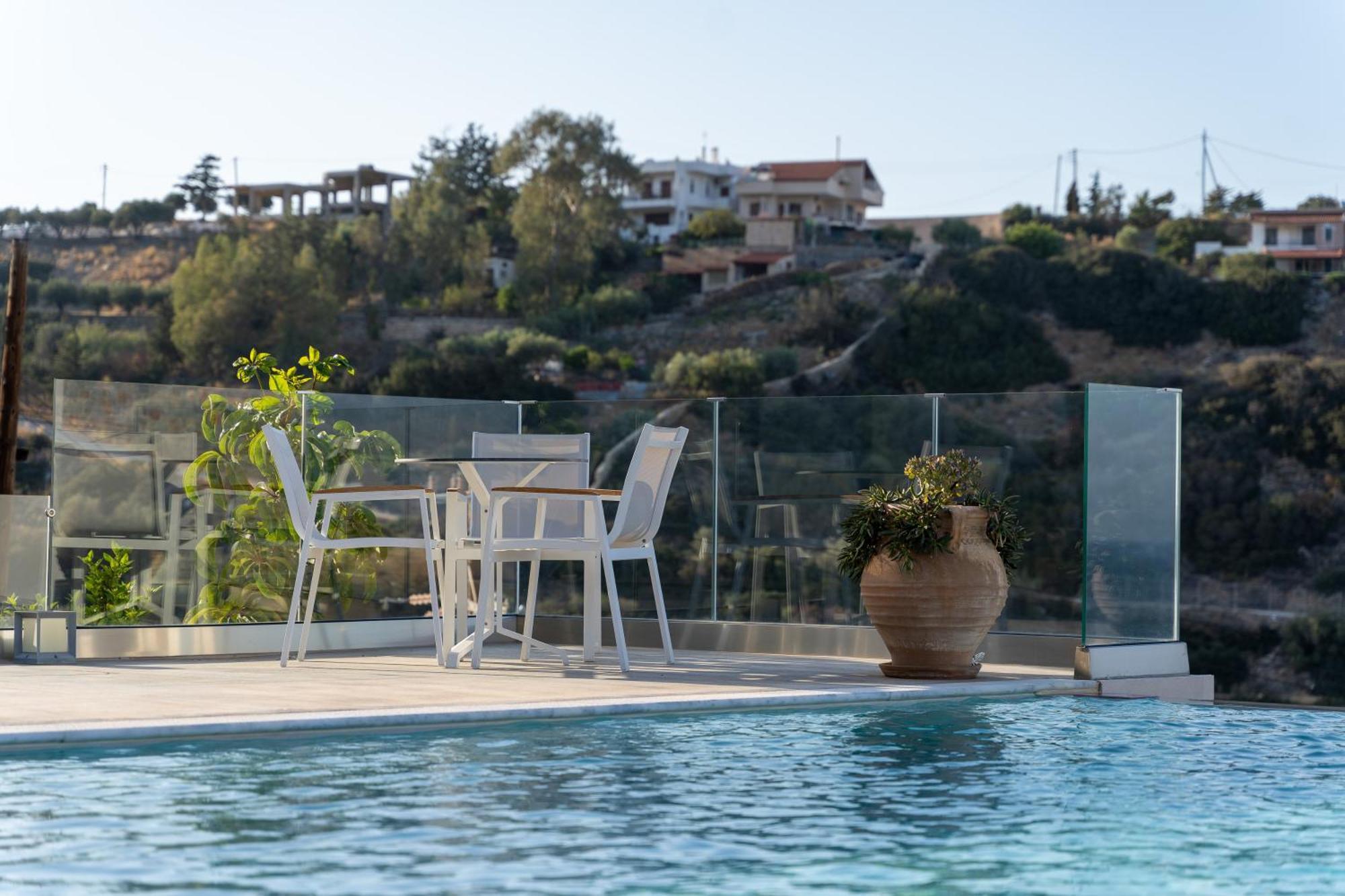 Amazing View Villa Aliki With Infinity Pool & Spa Ligaria  Exterior photo