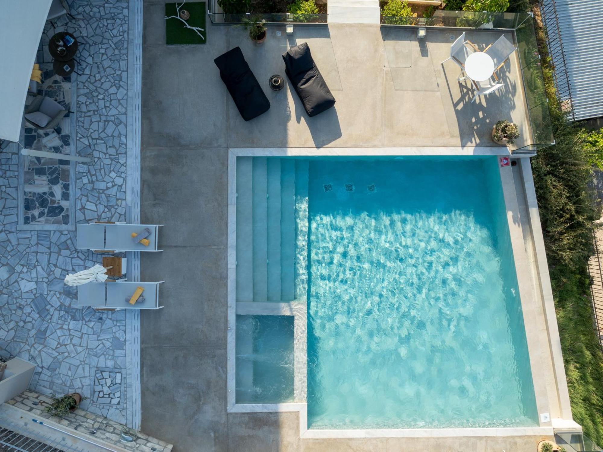 Amazing View Villa Aliki With Infinity Pool & Spa Ligaria  Exterior photo