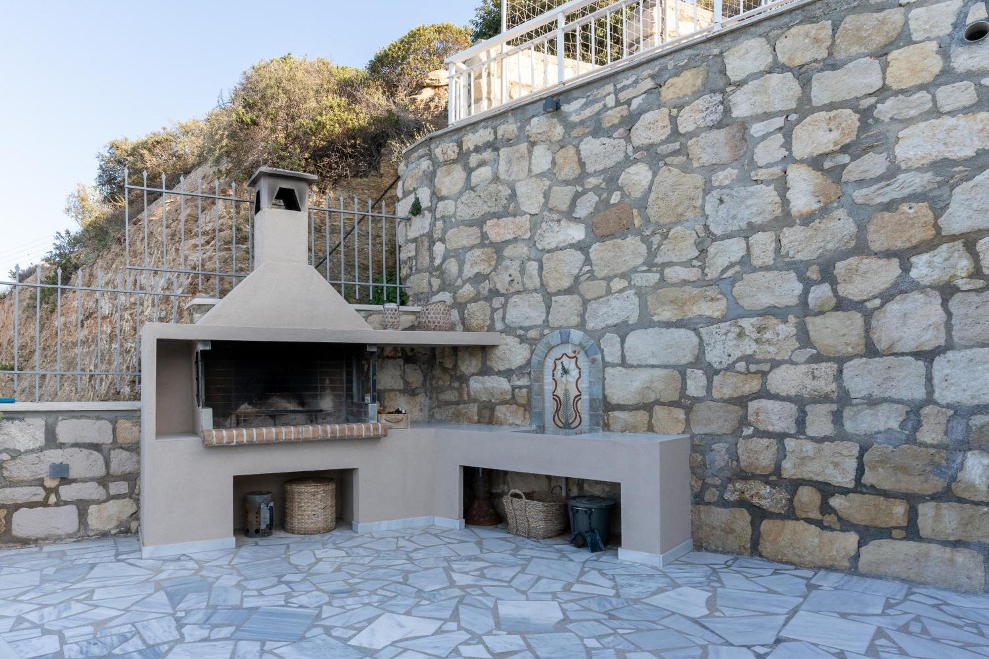 Amazing View Villa Aliki With Infinity Pool & Spa Ligaria  Exterior photo