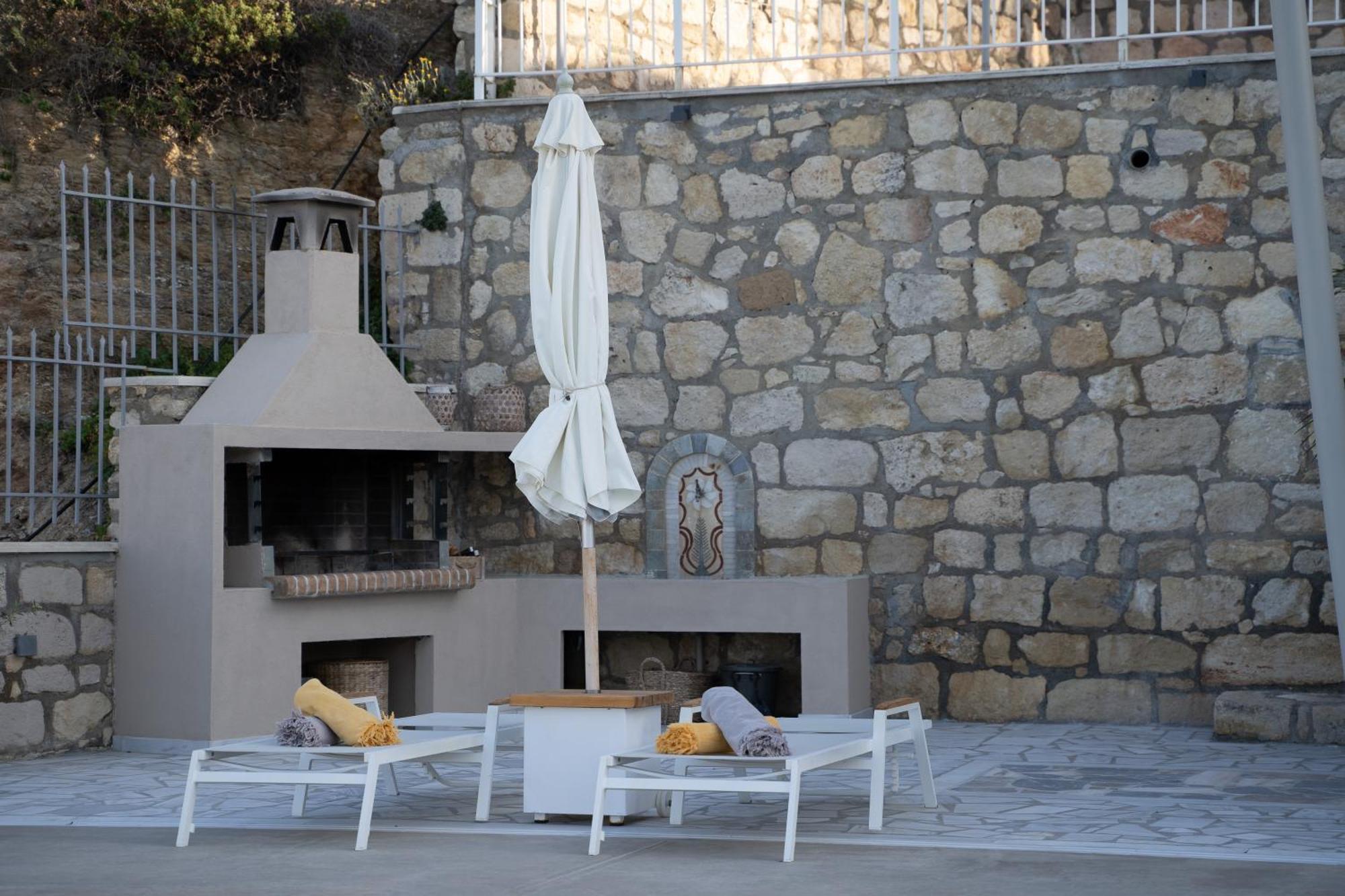 Amazing View Villa Aliki With Infinity Pool & Spa Ligaria  Exterior photo