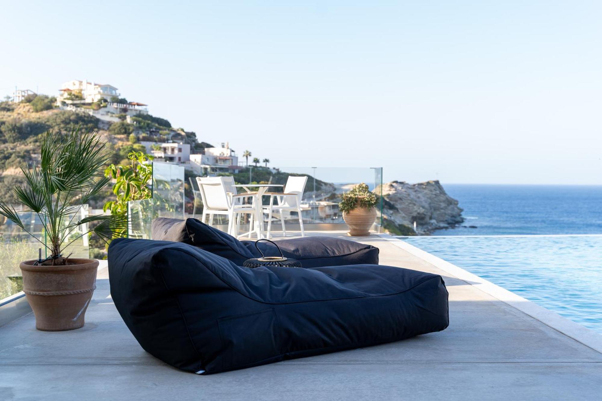 Amazing View Villa Aliki With Infinity Pool & Spa Ligaria  Exterior photo