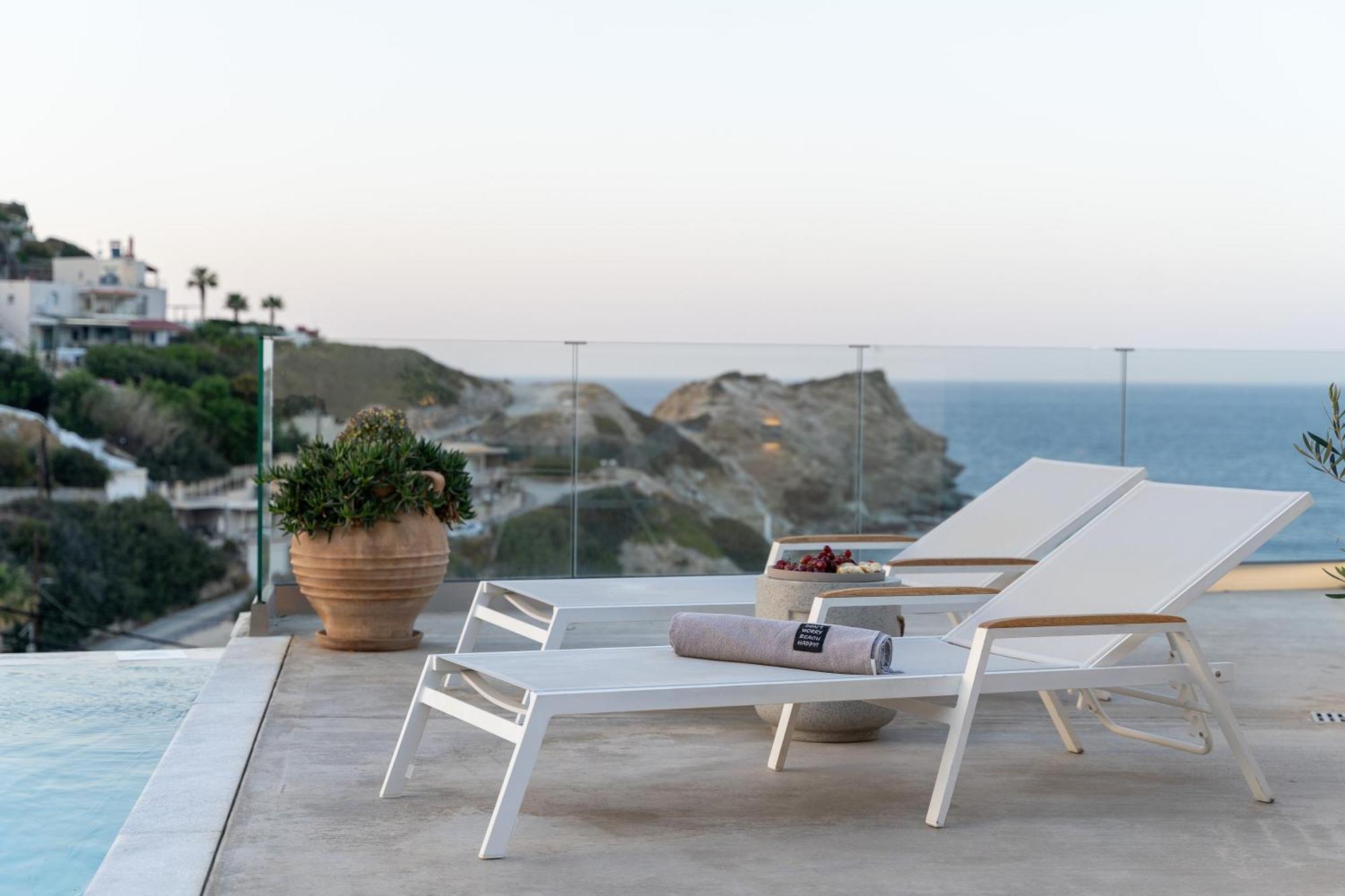 Amazing View Villa Aliki With Infinity Pool & Spa Ligaria  Exterior photo