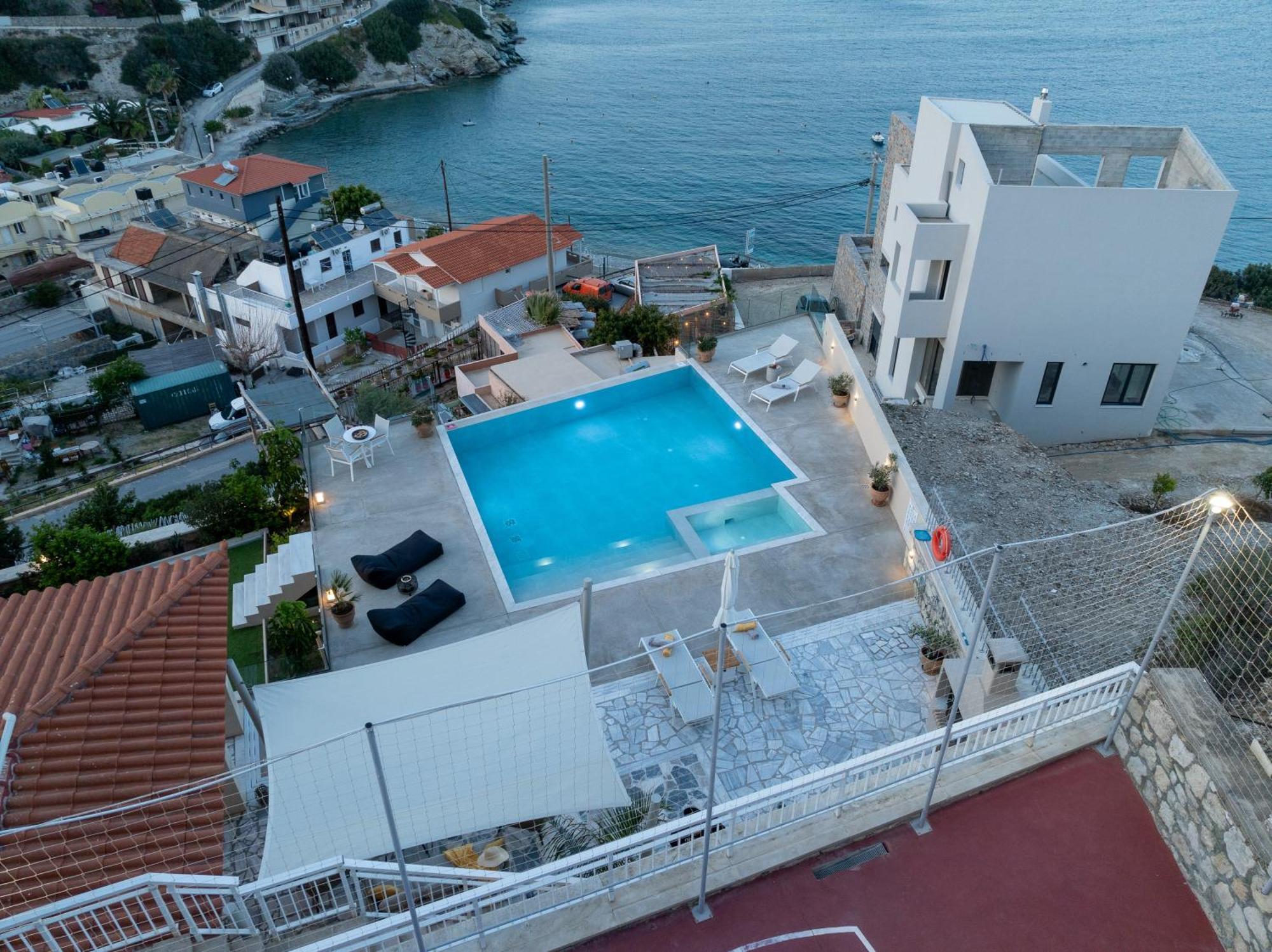 Amazing View Villa Aliki With Infinity Pool & Spa Ligaria  Exterior photo